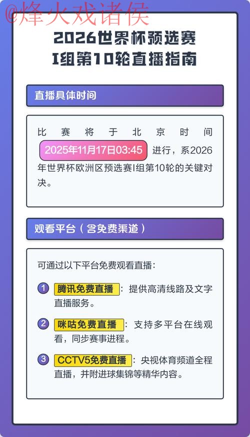 如何观看2026世界杯直播网页版指南